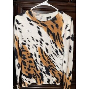 Leopard Print Women's Sweater